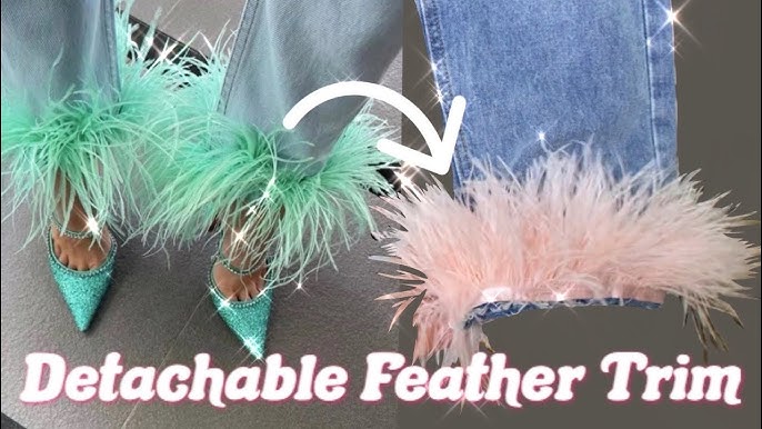 HOW TO MAKE OSTRICH FEATHER LOOK VERY FULL ON OUTFIT DESIGNS