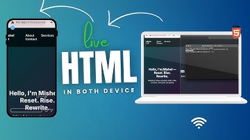 HTML Live Server on Mobile Phone | How to View Your Localhost Website on Mobile Phone | #htmlinphone