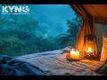 🔥 LOfi w/ Rain, Fireplace Ambience, Rain Storm, Fireplace, LOfi