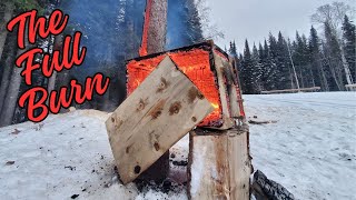 The Wooden Wood Stove - All Natural Source of Off Grid Heat