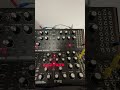Flipping a switch on the Moog DFAM. Drums are from the Behringer RD9. #synthjam #semimodular