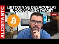 ¿BITCOIN SE DESACOPLA? #QQQ ALCANZA TARGET  ¿Y AHORA?