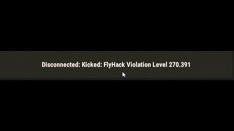 Rust flyhack violation right after waiting in queue for 5 hours