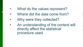 Statistical Thinking Profile