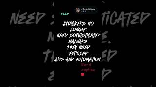 And that’s exactly why API security is becoming the new frontline of cybersecurity. #appsecurity#ai