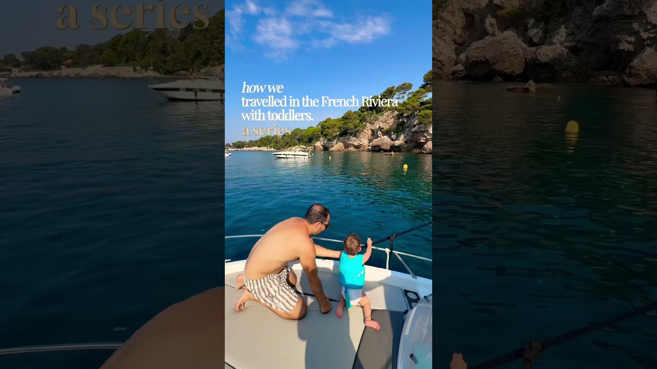 The intro was just so good. Series coming #travelingwithkids #frenchriviera #antibes