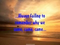 brian eno - by this river (karaoke - lyrics)