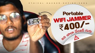 WiFi Deauther using a NodeMCU ESP8266 in Telugu | Ethical Hacker - Gopikrishna WiFi Deauther using a NodeMCU ESP8266 in Telugu | Ethical Hacker - Gopikrishna