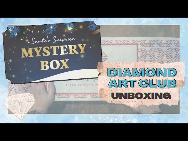 Christmas Deer Diamond Art Club unboxing. 🦌🎄This was my most