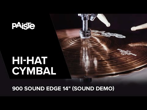 Тарілка хай-хет Paiste 900 Sound Edge Hi-Hat 14", видео 1