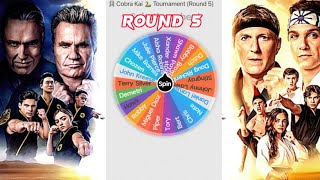 Cobra Kai elimination wheel tournament (Round 5) #cobrakai #vs #tournament #nocopyrightmusic