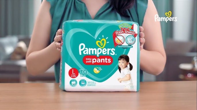 Mapapa-kembot si baby with NEW Pampers Pants with Rash Shield and Lotion  with Aloe! 