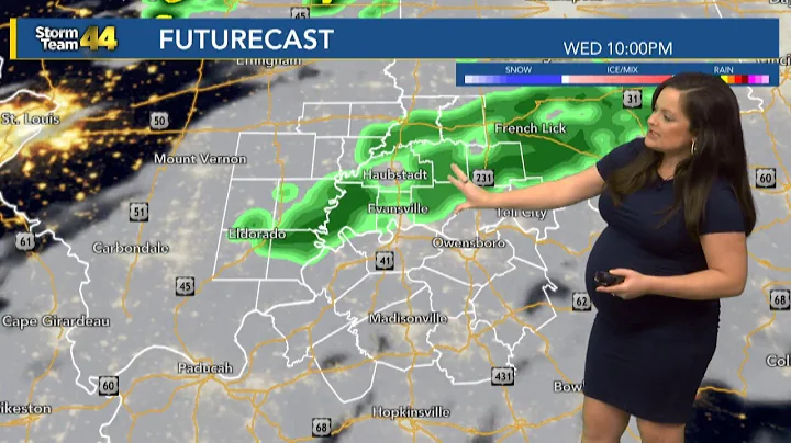 Tracking scattered showers and storms as we approach Thursday