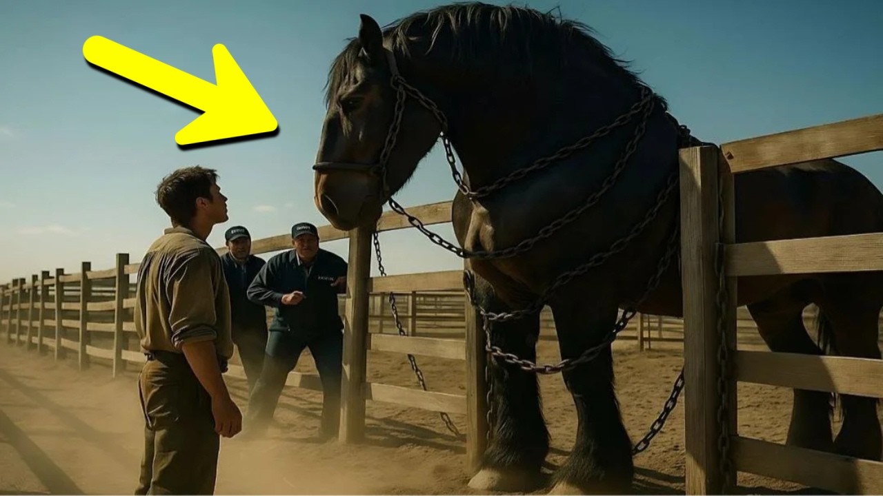 Senki sem akarta megvenni a óriási vad lovat –egészen addig, amíg egy veterán meg nem látta a lelkét