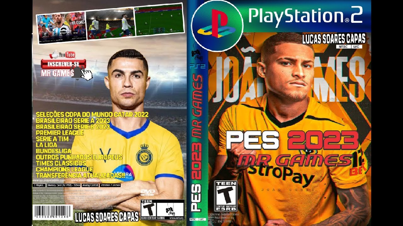 PES 23 ATUALIZADO ABRIL - JOGO PLAYSTATION 2 GAME - PS2 - 202 - Escorrega o  Preço