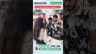 EV Expo Delhi 🔥 Ride Asia EV 2026 | EV Repairing Course | Multitech Institute