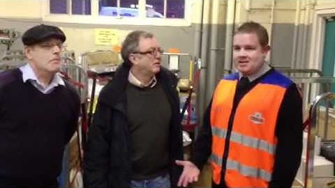 Busiest day of year at Royal Mail Northfield