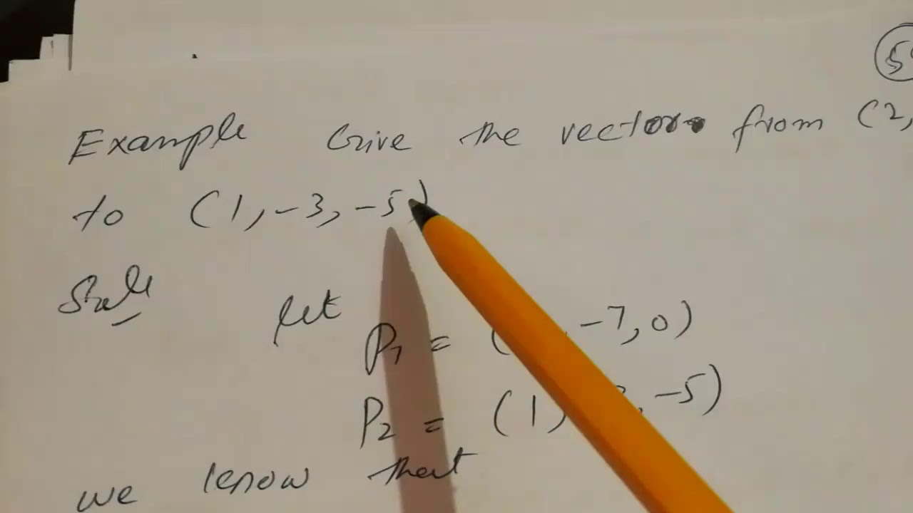 Calculus II: Vector Arithmetic (Basics) (URDU/Hindi) - YouTube