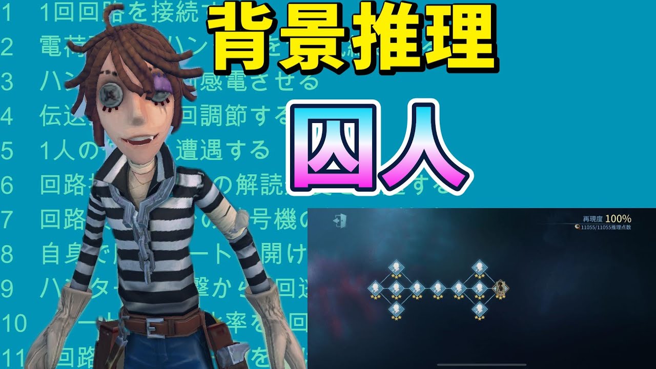 第五人格】【IdentityV】背景推理 囚人 まとめ - YouTube