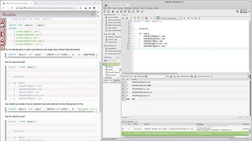 Masking real email addresses in MySQL/MariaDB