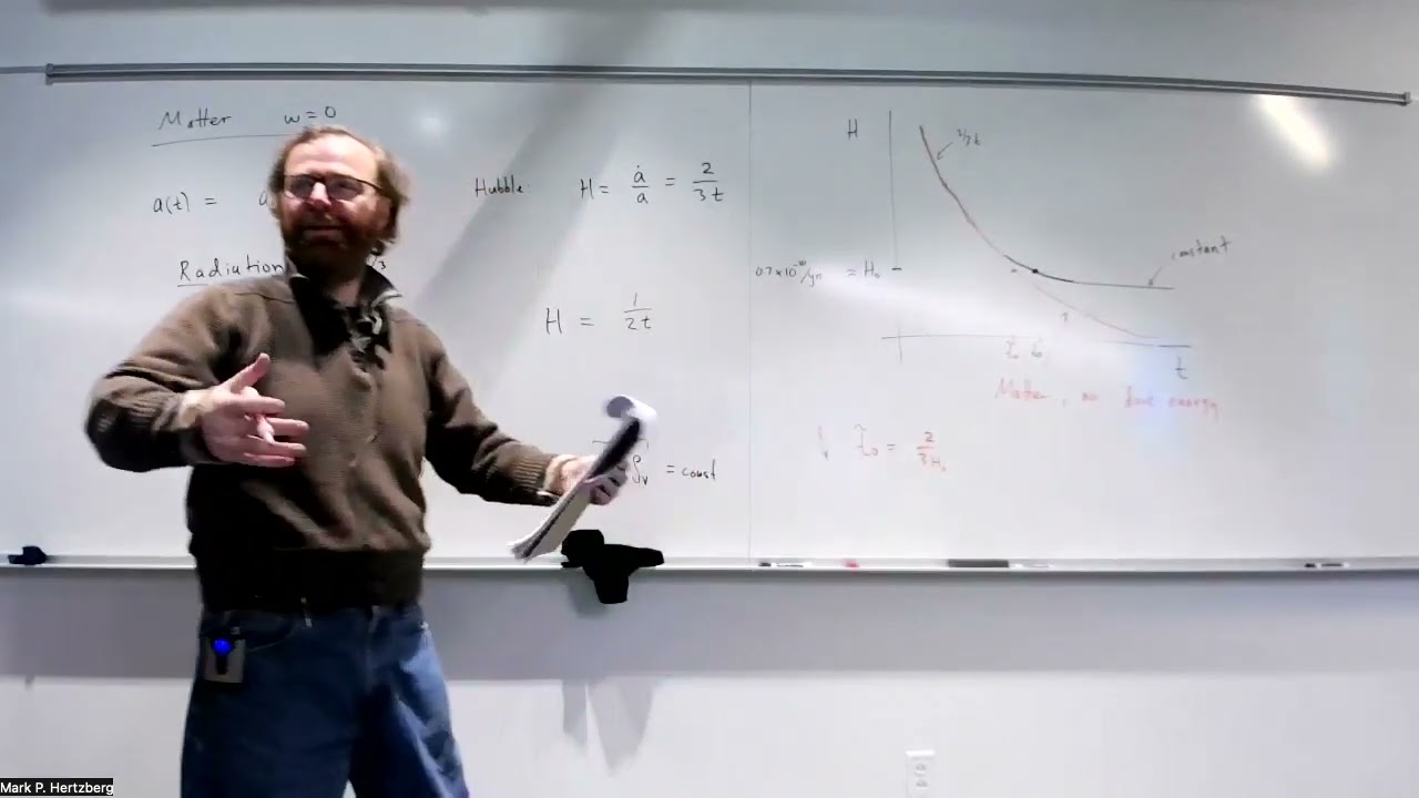 Cosmology, Lecture 7 - Expansion History and Energy