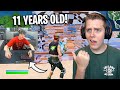 I met the highest ranked 11 year old in fortnite unreal