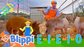 Old Macdonald Blippi Nursery Rhymes Moonbug Kids - Farm Animals
