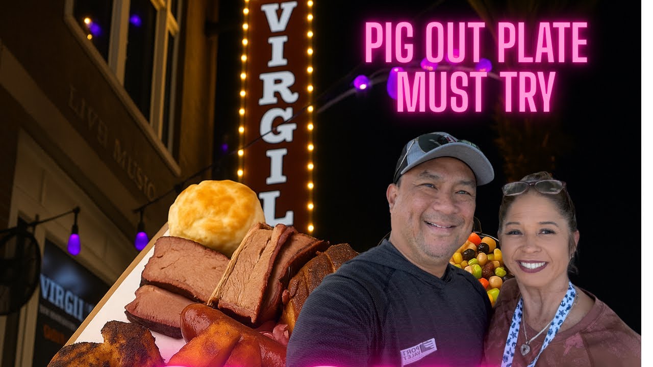 The ultimate bbq plate @Virgils real bbq in las vegas .  Must try!! the Pig out plate for 2!! 