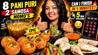 Eating Panipuri, Chicken Momo, Samosa | PP Eats Street Food | Eating Challenge