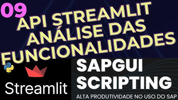 Tutorial Streamlit 09 API Reference - Análise da API do Streamlit