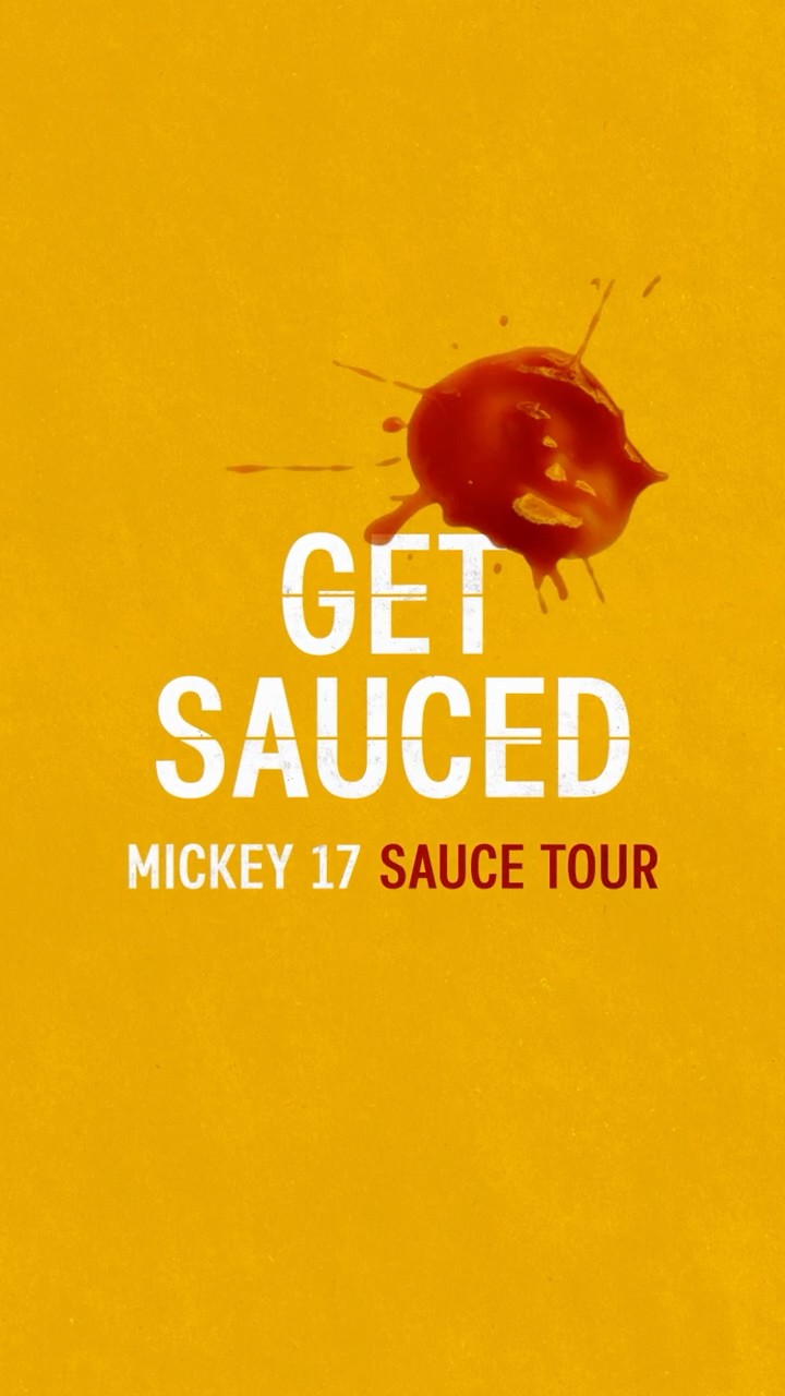We’re double dipping in 17 kinds of sauces on the #Mickey17SauceTour!