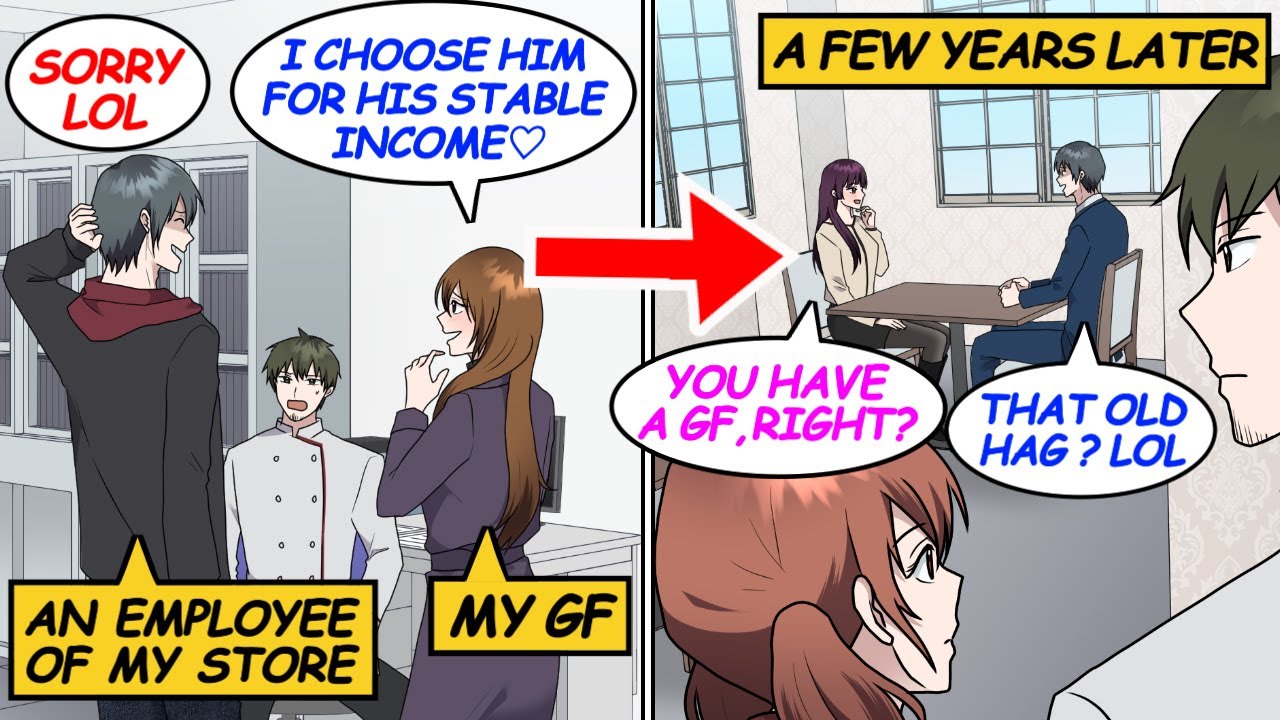 The guy who once took my gf came to my store. He was with another woman, not my ex... [Manga]