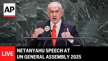 LIVE: Netanyahu speech at UN General Assembly 2025