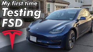 Crazy Tempe traffic, airport, trains and more! | JJRicks Rides With Tesla FSD #1