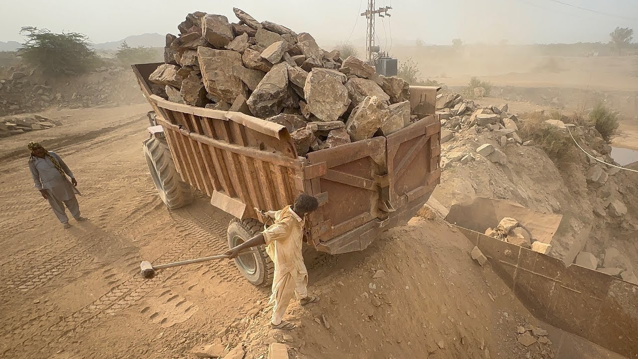 “Extreme Stone Crushing 💥 Giant Rocks Smashed by Powerful Crusher ...