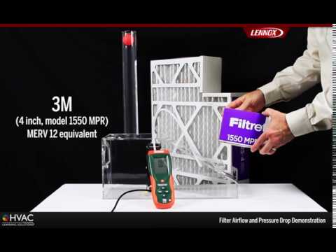 Merv Filter Pressure Drop Chart