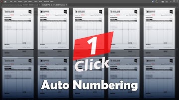 How to Auto Number Invoice Pages in Adobe Illustrator | Easy Script Tutorial