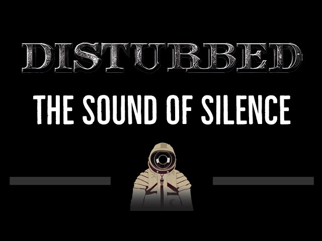 Disturbed • The Sound of Silence (CC) 🎤 [Karaoke] [Instrumental Lyrics] class=