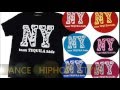 【team TEQUILA kids】カラーTシャツ　NYロゴヒョウ柄 キッズダンス衣装TSSHOUSE