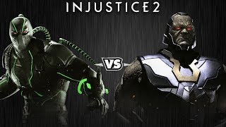 Injustice 2 - Бэйн против Дарксайда - Intros & Clashes (rus)