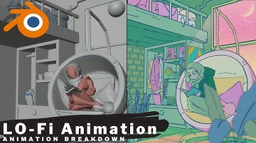 i make a lo-fi anime in Blender Grease Pencil