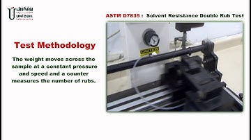 Solvent Resistance Double-Rub Test