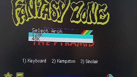 ZX Spectrum 128K (no PSRAM) emulator in TTGO VGA32