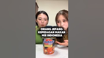 ORANG JEPANG KEPEDASAN MAKAN MIE INDO‼️🌶️🥵