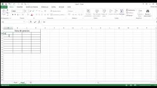 Como hacer una lista de precios en Excel