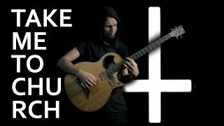 Video thumbnail of "Hozier - Take Me To Church - Bass Cover By Dmitry Lisenko / percussive acoustic bass"