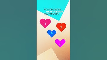 Heart ♥ shape design techniques #design #heart #illustrator #graphicdesign #photoshop