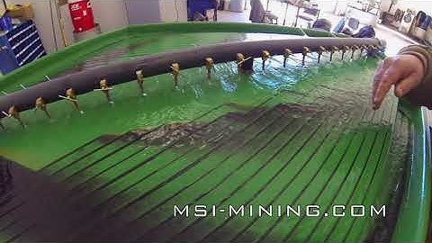 MSI Gold Shaker Table- MSI Xtruder Table