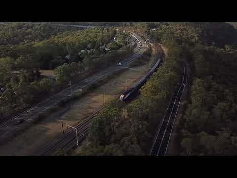 XPT from Warrimoo to Valley Heights, Blue Mountains, Australia