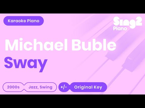 Michael Bublé Sway Karaoke Piano